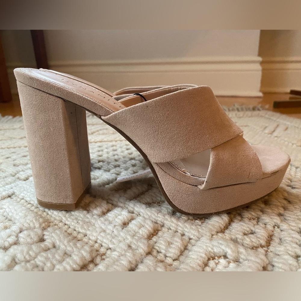 NWT: Dynamite Heeled Mules